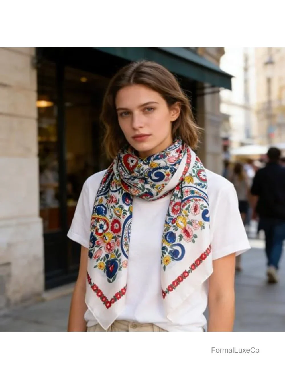 100% Mulberry Silk Fashion Scarf Long Lightweight Shawl Wrap
